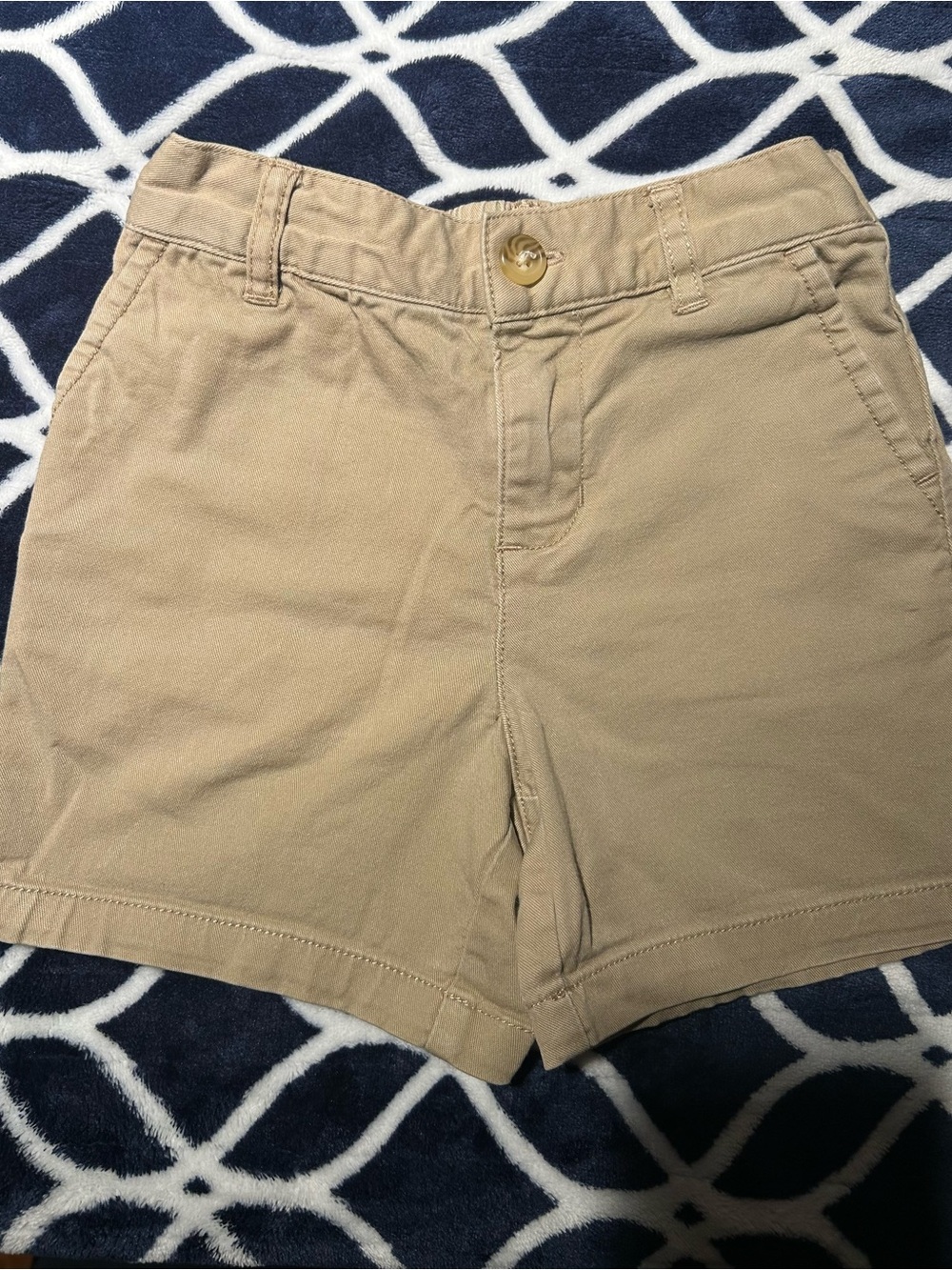 Ralph Lauren Khaki High-Rise Bermuda Shorts